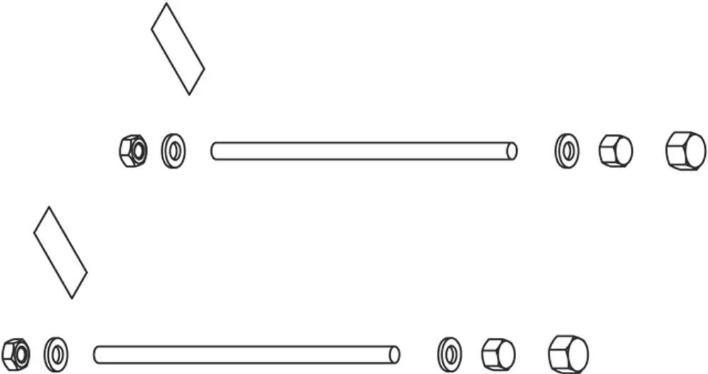 Kermi Befestigungs-Set Konvektor, BH 280mm, ZB00360004